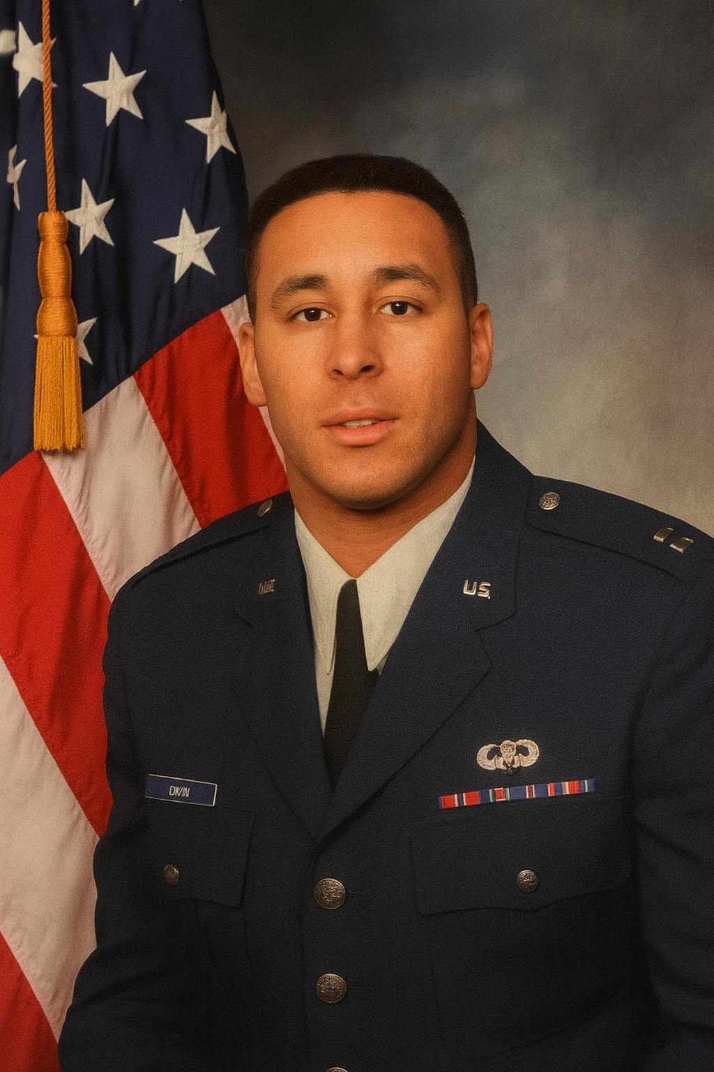 Kevin Dixon in Air Force Uniform